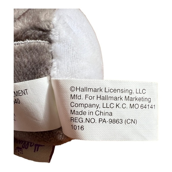 Hallmark Itty‎ Bitty Kitten Bowl Cuddles Plush Toy Stuffed Animal 5” - Picture 8 of 8